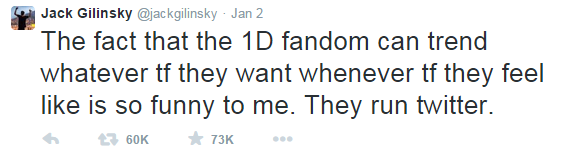 aaapvr's tweet photo. 1D FANDOM RUN TWITTER like even Jack Gilinsky know it.
#1DFandomLovesJackGilinsky
#1DFandomRuleTwitter http://t.co/hdFd8b7fhq