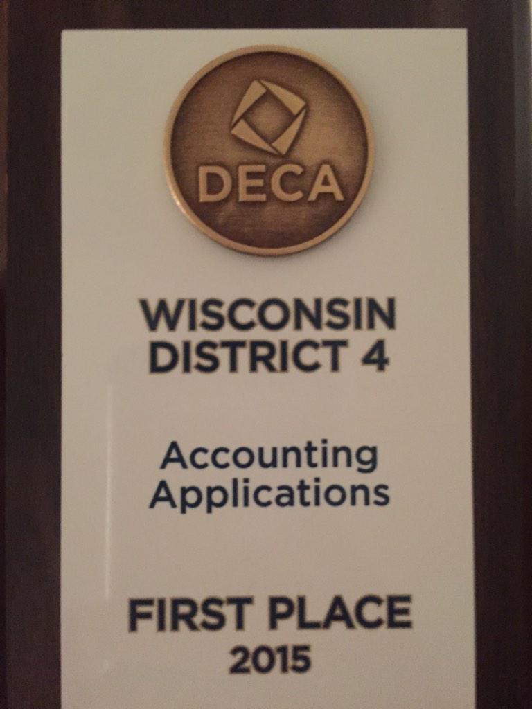 collin_evers's tweet photo. Competed in my last #D4DECA today. @KimberlyDECA and Myself made it a good one. ๐ http://t.co/TWYrtcyE90