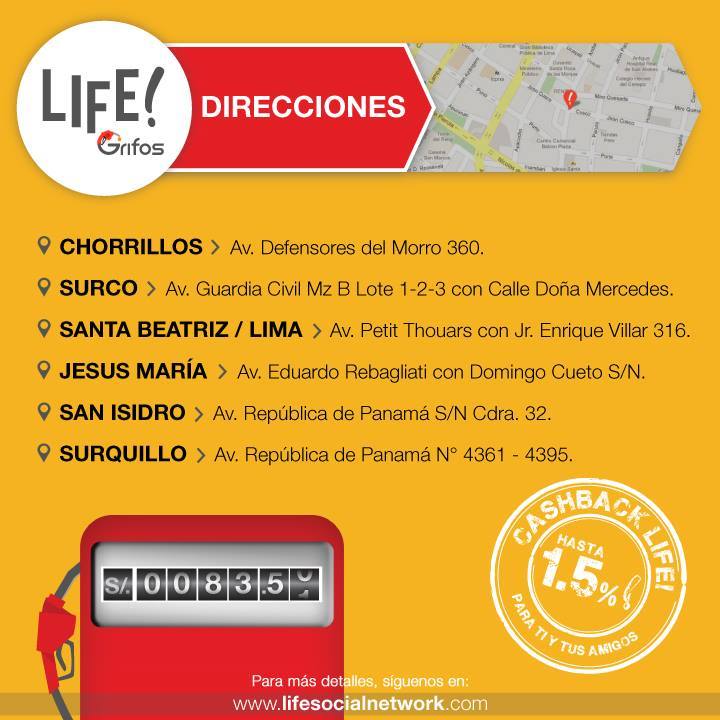lifesocialn's tweet photo. Y tú, ¿ya comenzaste a ganar dinero por echar GAS o GASOLINA a tu auto? Gana 1.5% cashback en cualquier grifo LIFE! http://t.co/aA8j5h5MyC