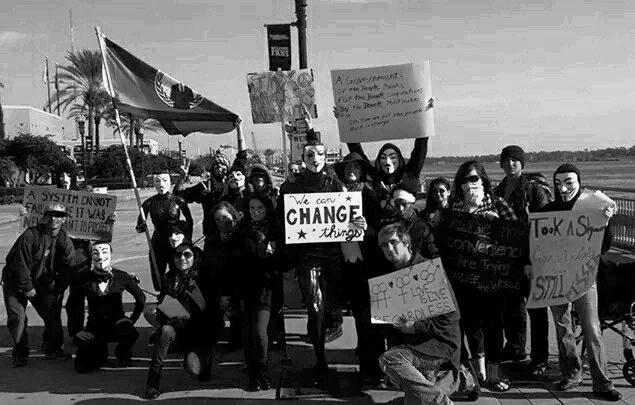 anonivoice's tweet photo. Be the change you wish to see in the world. #JAXMarchForHumanity
#WakeUpJAX, #FL
#WeCantBreathe 
#OpJAX #Anonymous http://t.co/2hA6stQyE7