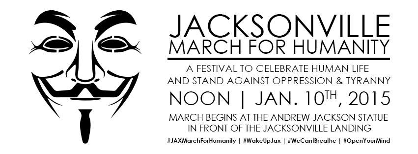 anonivoice's tweet photo. Be the change you wish to see in the world. #JAXMarchForHumanity
#WakeUpJAX, #FL
#WeCantBreathe 
#OpJAX #Anonymous http://t.co/2hA6stQyE7
