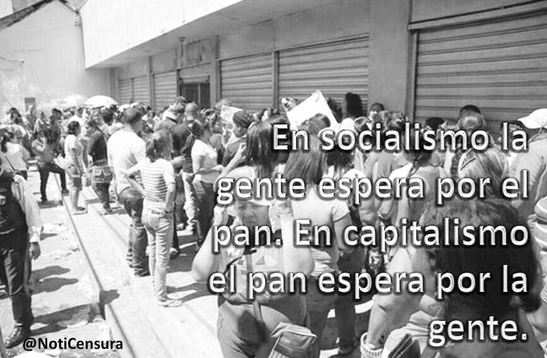 TradingTactico's tweet photo. En #socialismo la gente espera por el pan. En  #capitalismo el pan espera por la gente https://t.co/4AdoYoLpxe https://t.co/Pm1dfXAlbn