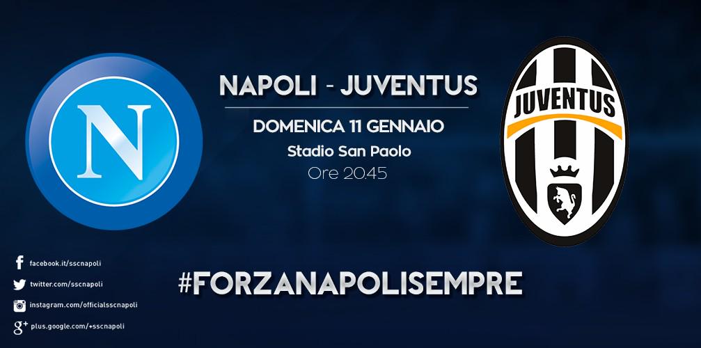 Domingo 20.45 horas, estadio San Paolo #NapoliJuve #ForzaNapoliSempre