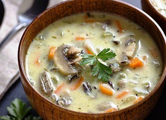Очень вкусный сливочный суп с рисом и грибами, рецепт тут
lrtl.hollperft.ru/453682/8512235/