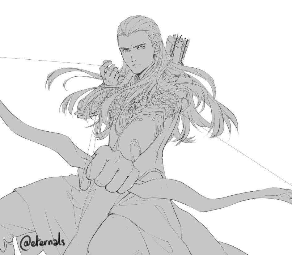 eternals's tweet photo. Legolas n Thranduil <3 they took me all day ....i'm so dead , but i love them so muchhh #Legolas #Thranduil #LOTR http://t.co/bssk3uTxwc