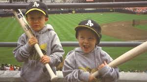 Baseball_Jen's tweet photo. .@Cut4 @whatwouldDOOdo &amp; @littledoo88 at the Coliseum!(Sorry guys I love this pic! And the next one too!) #AsFansRule http://t.co/y8RytDfAhB