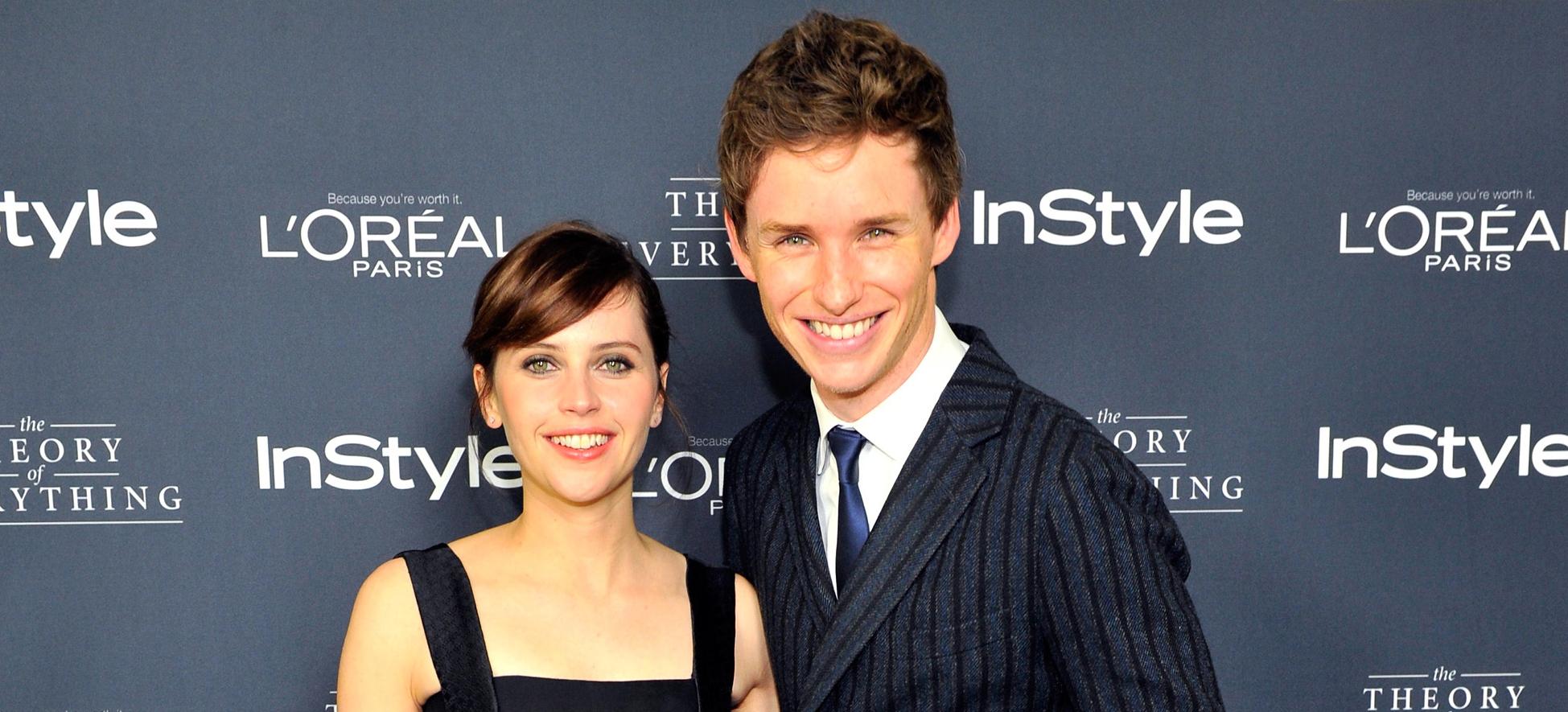 Watch Eddie Redmayne & Felicity Jones singing \"Happy Birthday\" for Stephen Hawking! Video here  