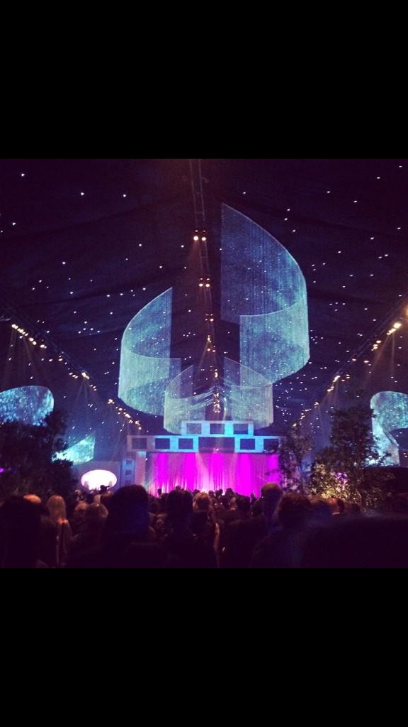 MorganMMoore's tweet photo. Crystals hanging from the sky!! #ucsfgala http://t.co/n6GKGBFEkc