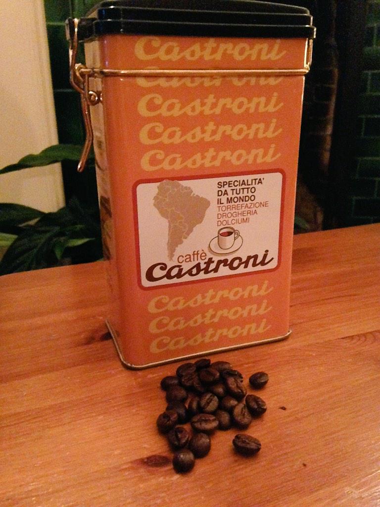Today we had the pleasure of trying some coffee direct from Roma - thanks Riccardo #coffee #roma #Italy