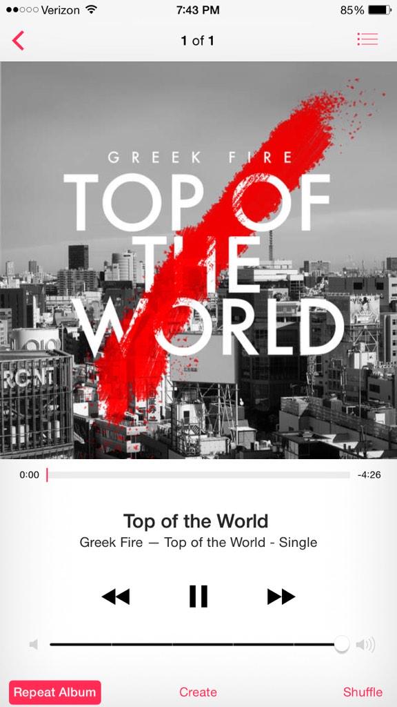 KeeganROBrien's tweet photo. Wondering what song opened our #D4DECA awards video today? It's called Top of the World by @greekfire! #ItsAwesome http://t.co/juwph9bB3D