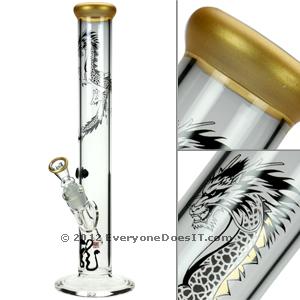 RipThatBongBro's tweet photo. Black Leaf Glass Bong - GTI Series Golden Dragon Straight Bong, Check it out: http://t.co/CmNFHSpY3u  #bong http://t.co/blxw6LYgIz