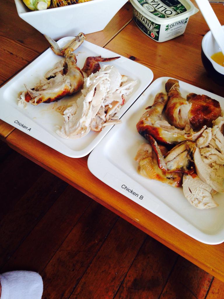 theJDuce's tweet photo. And so #chickenscience begins: @Garage_Project Pils ‘n Thrills v Pernicious Weed. http://t.co/ozDe2aD5Cb