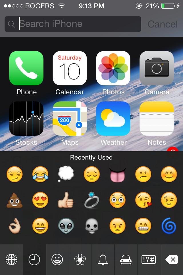 tendsen's tweet photo. You can always tell how I'm feeling today based off my recently used emojis http://t.co/7q6cFAGC2I