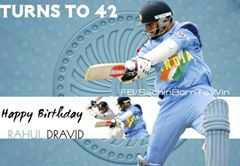Happy birthday to wall of world cricket RAHUL DRAVID 
Still no 1 can Replace him 