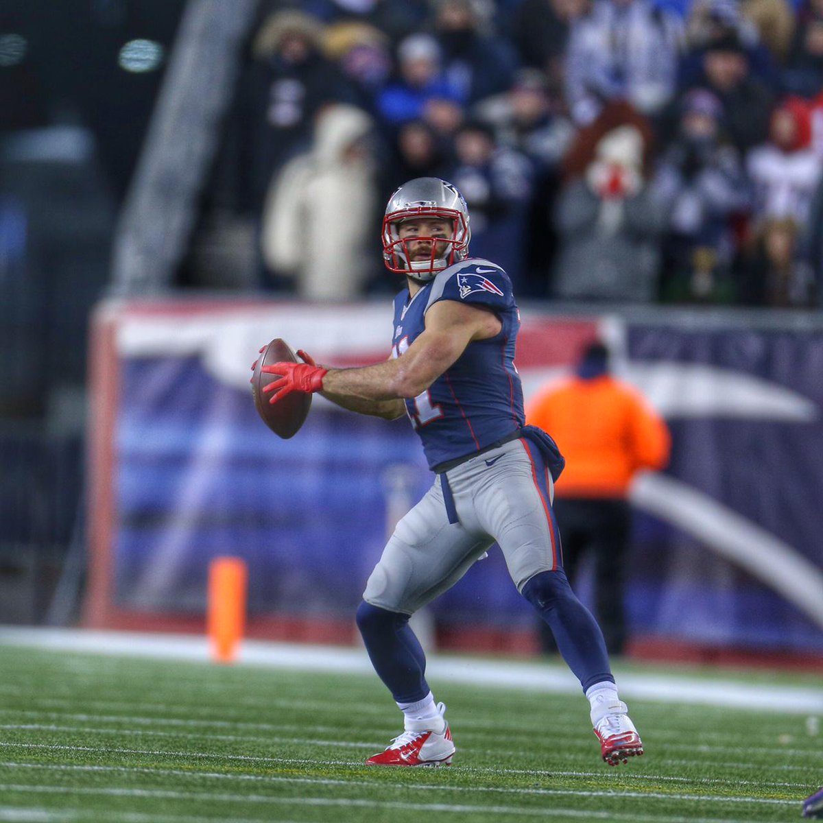 "I’ve gotta make some rules that he can’t throw it better than I can...It was pretty sweet." - Brady on QB Edelman