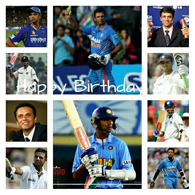 Happy Birthday to one of the Indian greatest batsman \"Rahul Dravid\"- Grammar of Cricket 