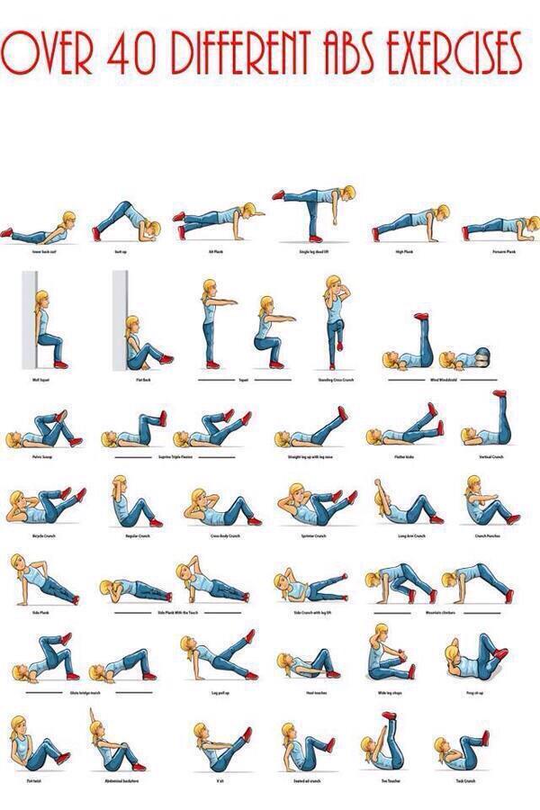 rocioosam's tweet photo. 40 formas diferentes de hacer abdominales!! Comencemos! http://t.co/EakR4Gj3B0