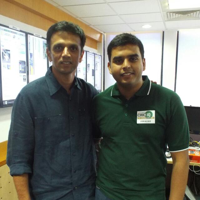Happy Birthday Rahul Dravid. Meeting you last year, was one of the highlights of my life. 