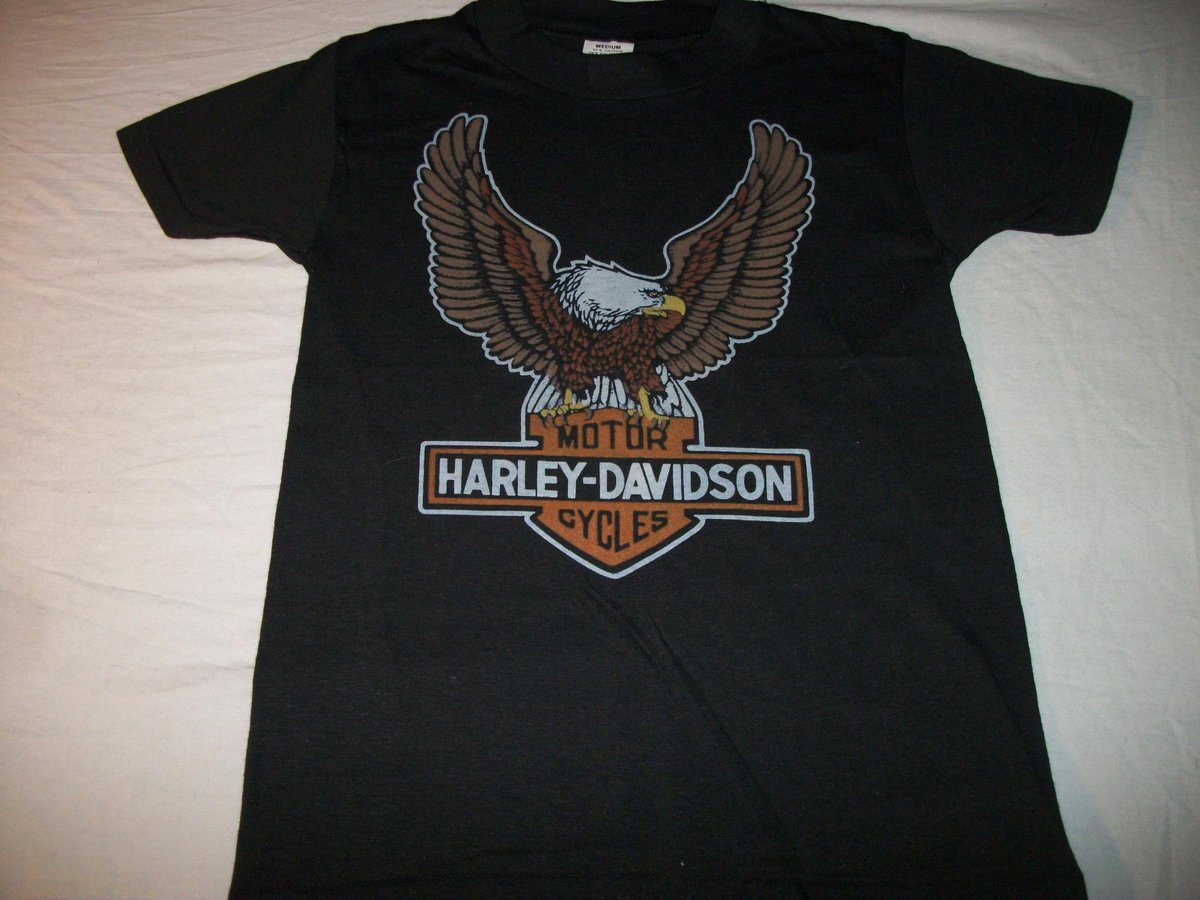 BeyondNBack's tweet image. #vintage #rare #deadstock #harleydavidson #70s Vintage Harley Davidson deadstock #shirt available in M 2 left! DM ME