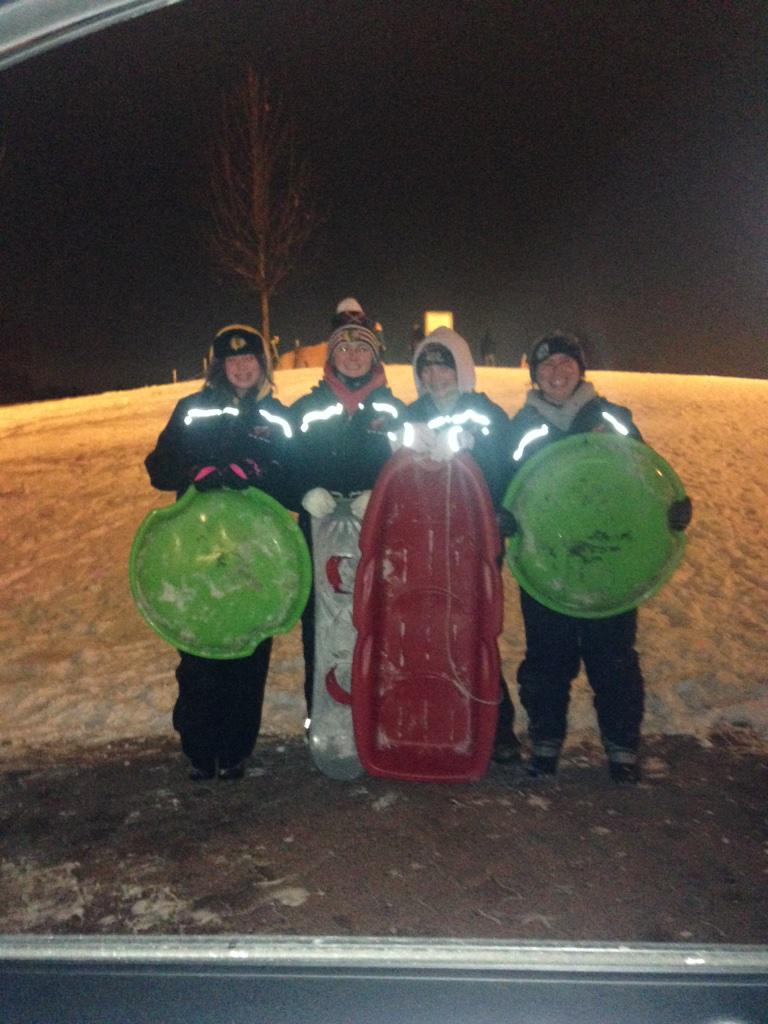 elliehatton29's tweet photo. I would've had more fun sledding alone but I guess it was still sorta fun with them http://t.co/9GgZ7NFayN