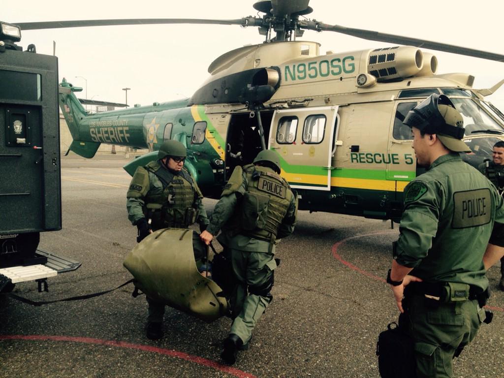 SEBLASD's tweet photo. Photos from Tactical Medic problem during today's South Bay SWAT training. @HawthornePD @LASDHQ Community safety 1st. http://t.co/UBHcmMxTso