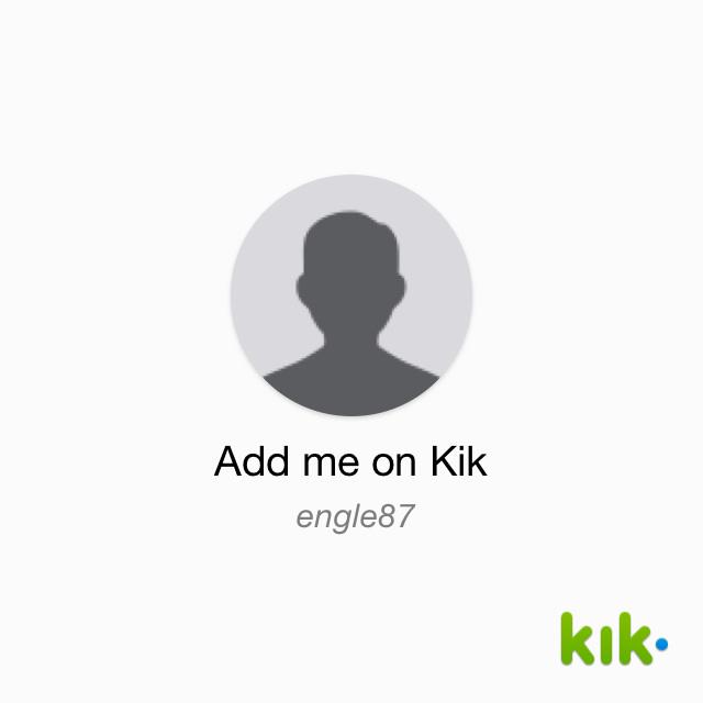 EngleDwayne's tweet image. Hey! I'm on #Kik - my username is 'engle87' kik.me/engle87