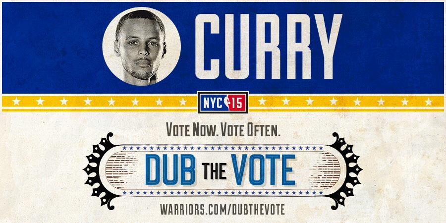 warriors's tweet photo. RT if you want to see Stephen Curry start the 2015 @NBAAllStar Game. #NBABallot http://t.co/Raac8Bvwu1