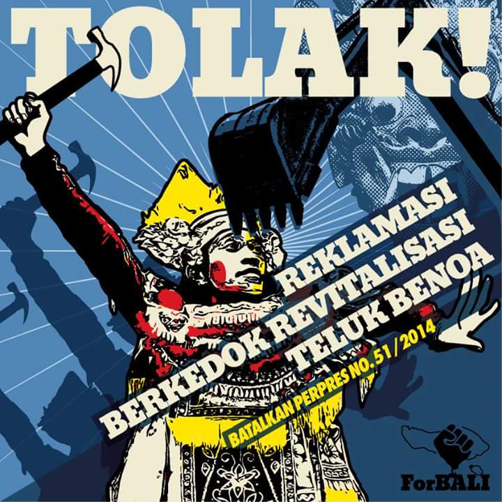 gendovara's tweet photo. Jgn biarkan pembodohon brlanjut. Mrk gunakan kata revitalisasi maka kita serukan: #TolakReklamasiBerkedokRevitalisasi http://t.co/kIVRLNpZv4