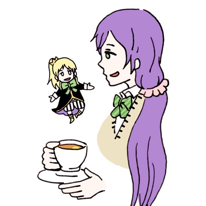 絢瀬絵里 ,東條希 「のぞえり・にこまき・ことうみの紅茶王子パロ 」|たもつのイラスト