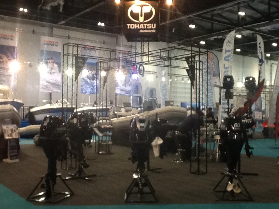 Day 3 London Boat Show <a href="/LoveBoatShows/">Love Boat Shows</a> #libs15 come and see us on stand D468 and Tohatsu Racing E460