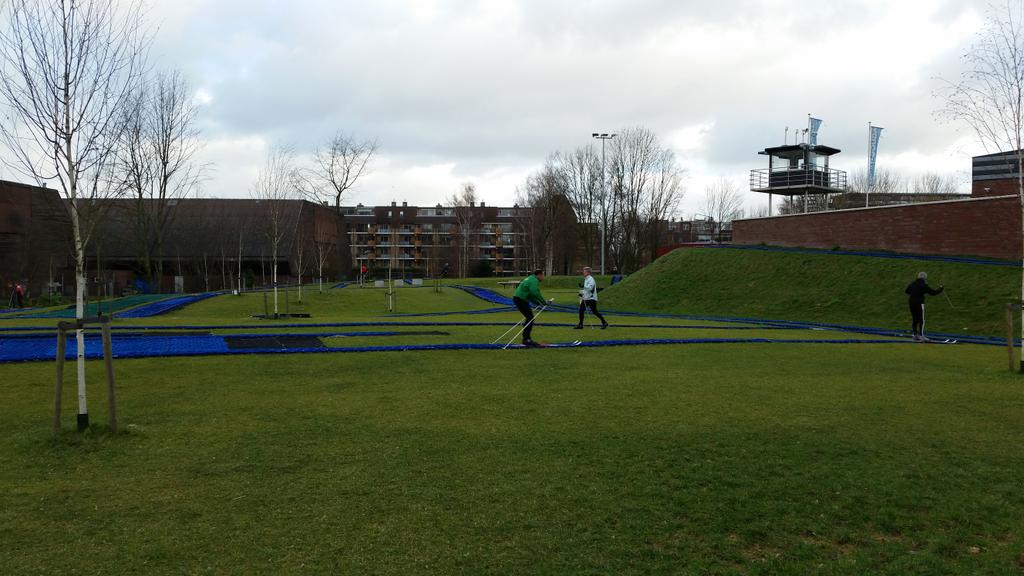 Bezoek gebracht aan Langlaufvereniging Gouda. Veel actieve vrijwilligers. Mooie baan die actief gebruikt wordt.