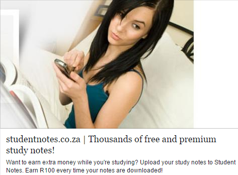 studentnotes_za's tweet photo. Buy and Sell University Study Notes Online - Easy to use, Reliable and Quick.
http://t.co/U2fncv9aMR http://t.co/oP3mB8474f