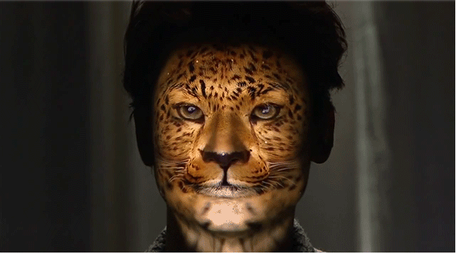 contaminate's tweet photo. Models get a face through real-time facial tracking and 3D projection. Check out more here http://t.co/qAzRNir3FG http://t.co/8qtL7pJTrJ