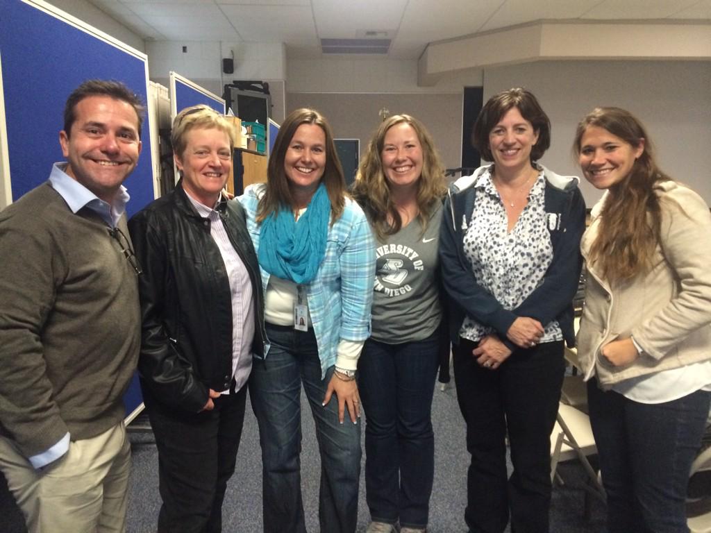 stephvasquez25's tweet photo. Amazing training today by Jo Boaler and Cathy Williams #inquirybasedlearning #growthmindset #mathreform #wave http://t.co/3b3YeEwCYn