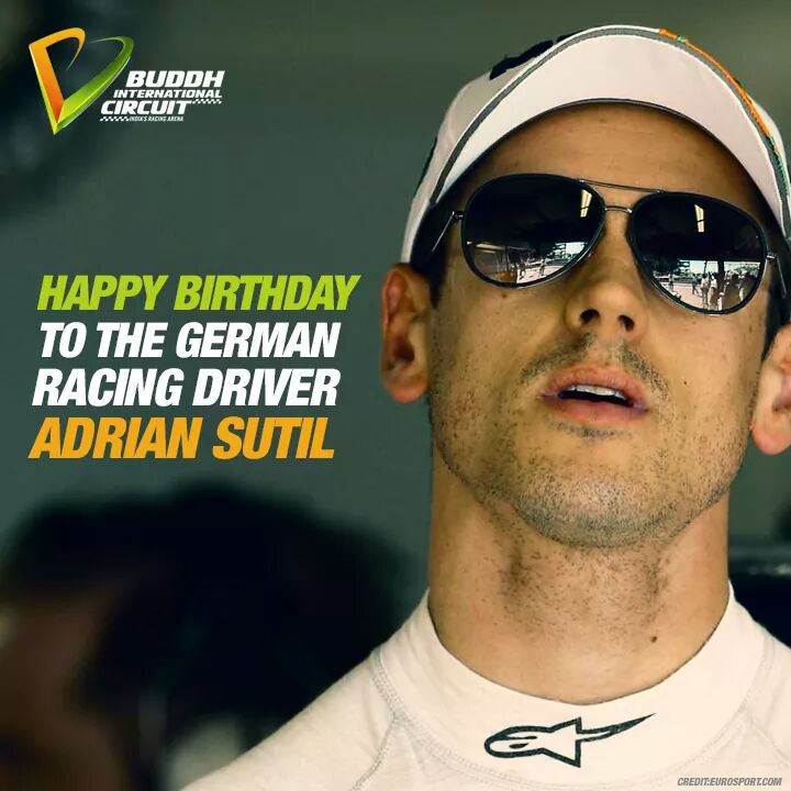Happy Birthday to the racing driver - Adrian Sutil ! 