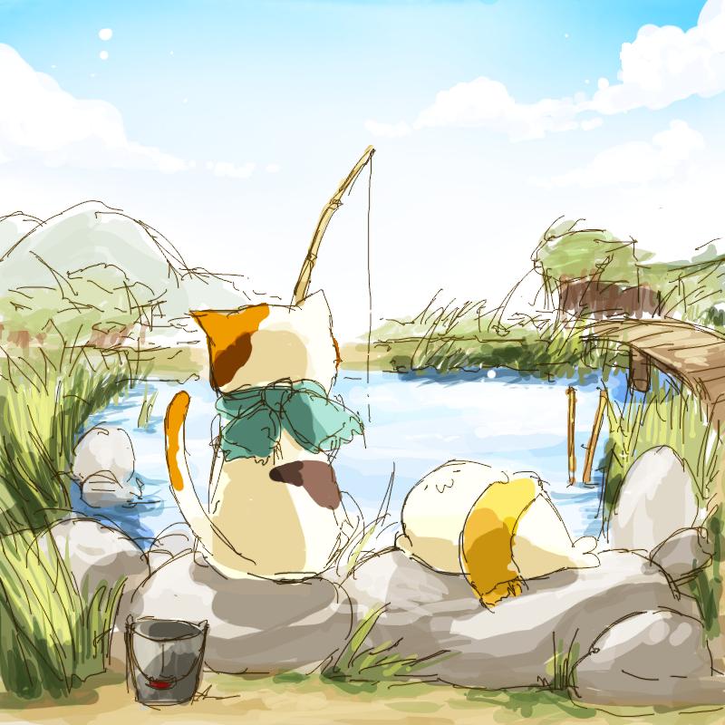 haiirogray's tweet photo. なんか描けば気がまぎれるんやないか→釣り　#あざらしさん http://t.co/ropVzuutzr