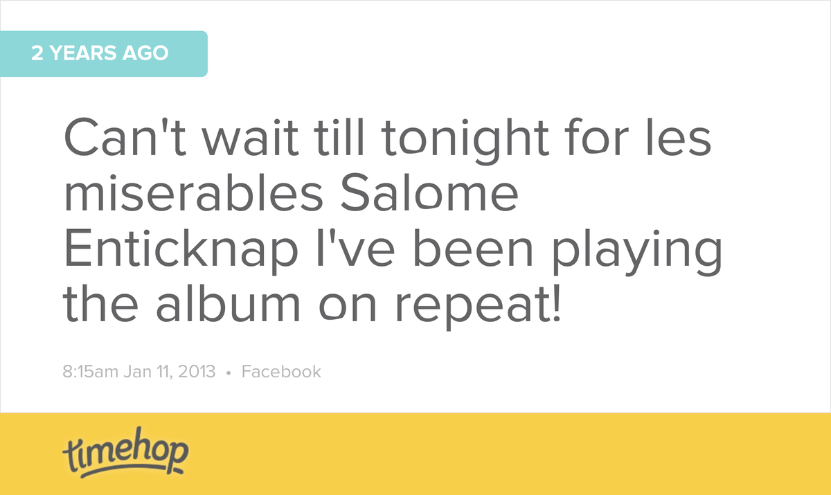 amand4jm's tweet photo. Exactly 2 years ago today! (via @timehop) http://t.co/xMPBPO3egD http://t.co/9lnZ640efi