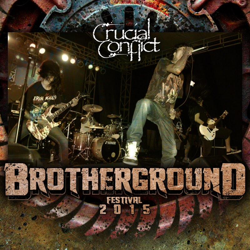 SIBUK DENGAN PROSES ALBUM KE 2 NYA KINI <a href="/crucialofficial/">CRUCIAL CONFLICT</a> AKAN MEMANASKAN PESTA @fraudbeatdown #BROTHERGROUNDFESTIVAL
