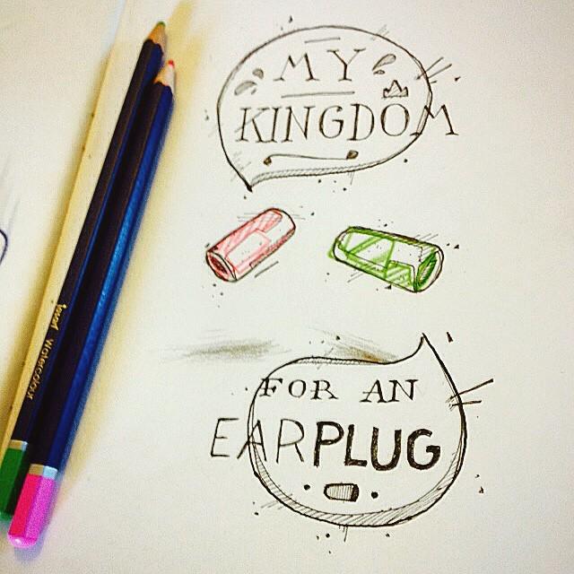 HadrienCauhepe's tweet photo. #oneaday #graphic #illustration #drawing #pencils #fineliner #typography #earplug #noise http://t.co/ZcBMEBl52r