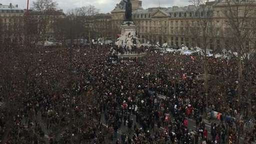 BREAKING PHOTOS: PM Netanyahu &amp; other World leaders Join Tens of Thousands Gathered for Paris March right now.