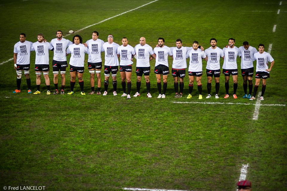 #jesuischarlie Un très bel hommage également de nos amis sportifs
#stadetoulousain
#toulouse
Photo : <a href="/LancelotFred/">Lancelot fred</a>