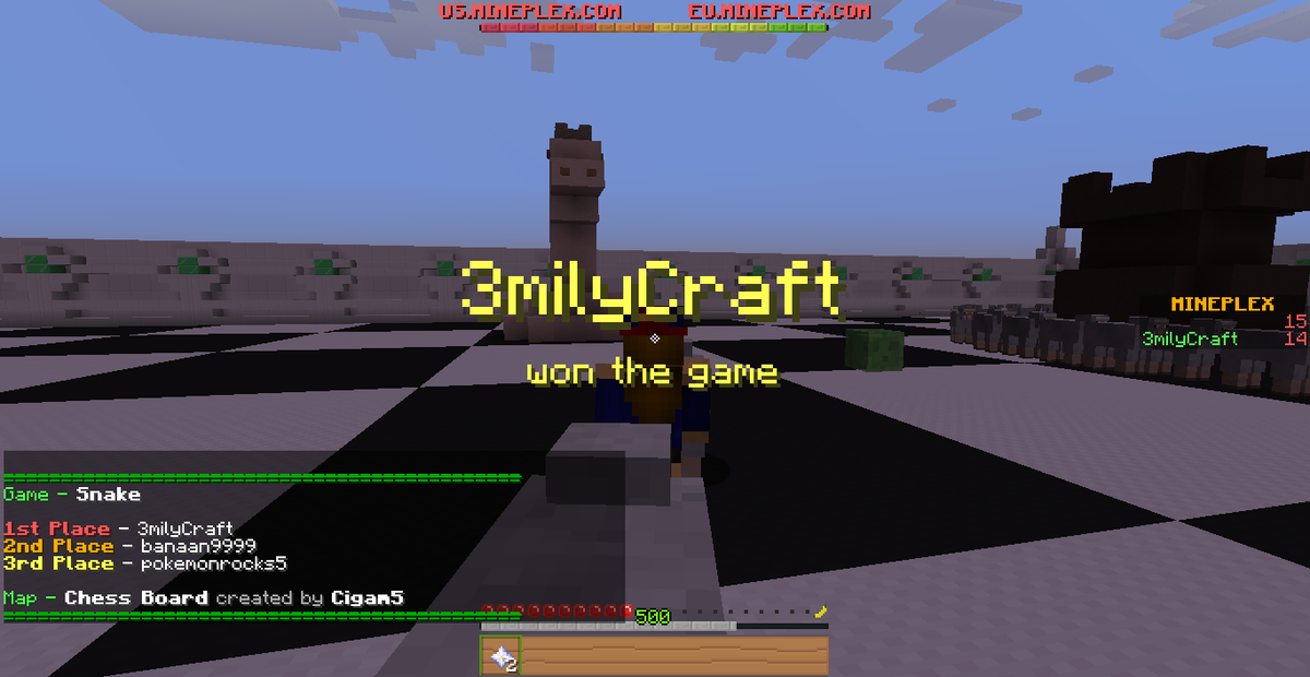 3milyCraft's tweet photo. I have been obsessed with Snake now... @cybernova <3 http://t.co/huVchpbCdF