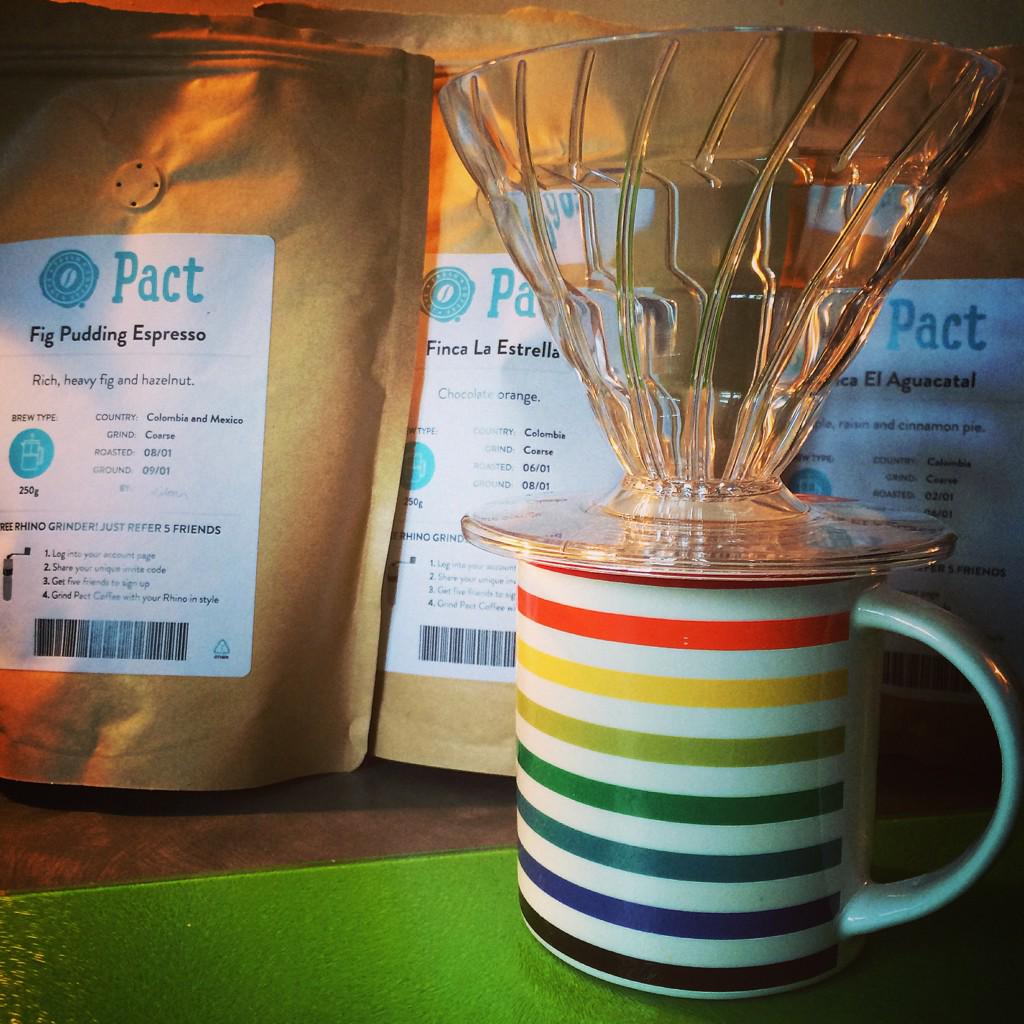 GomersallSam's tweet photo. @pactcoffee Can I use my course ground coffee in the #dripper? Even though it's supposed to be medium/fine? http://t.co/KRHun3taLJ