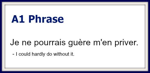 A1FrenchNotes's tweet image. Want to increase your list of french phrases? Why not add this great one to it. DM for more!