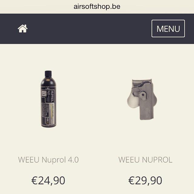 AirsoftshopEU's tweet photo. New webshop online for our Belgium based walk-in store! http://t.co/Fj1IJCq9P5 #airsoft #airsoftshop http://t.co/hXltyFU1O2