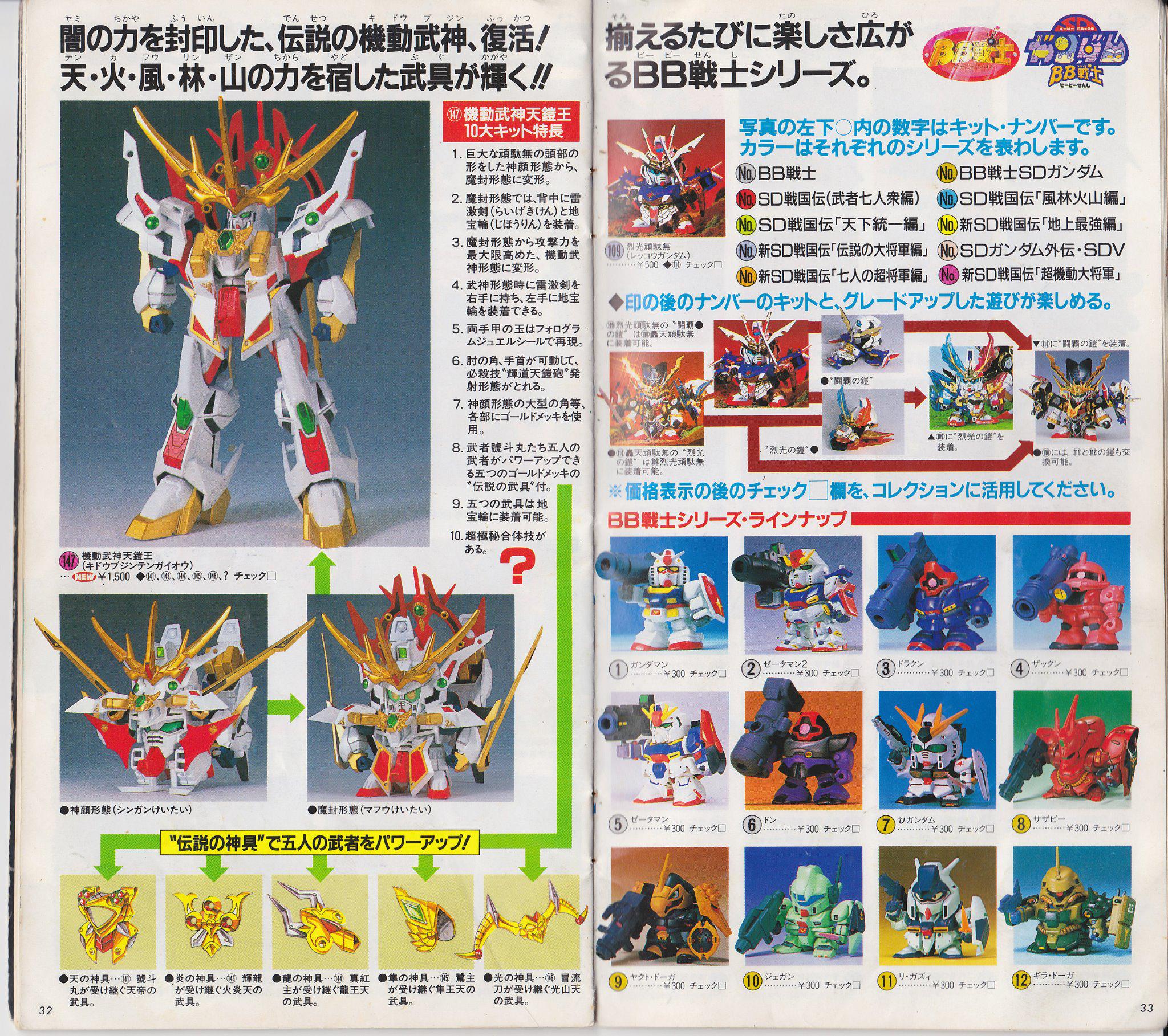 機動戦士ガンダム プラモデル カタログ BB戦士 BB戦士 198 Zガンダム SDガンダム 機動戦士Zガンダム プラモデル