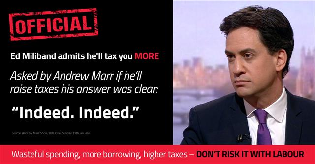 AdamHaygarth's tweet photo. OFFICIAL: Ed Miliband admits he'll tax you MORE http://t.co/JbVLtyVkHq http://t.co/QSKZtvjw6K