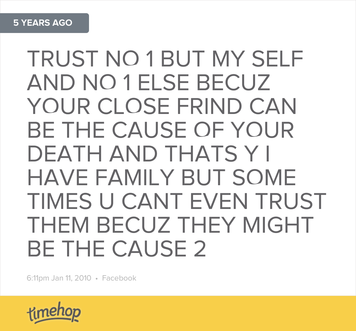 Young_53's tweet photo. Exactly 5 years ago today! (via @timehop) http://t.co/ZAqsnIP2vm http://t.co/Cz43zLlTRI