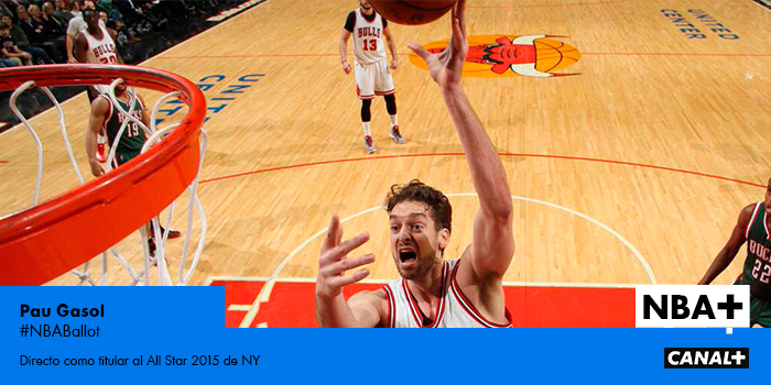 Por 46 razones y 18 motivos... Pau debe ir al All Star como titular.
Pau Gasol #NBABallot. #dormiresdecobardes