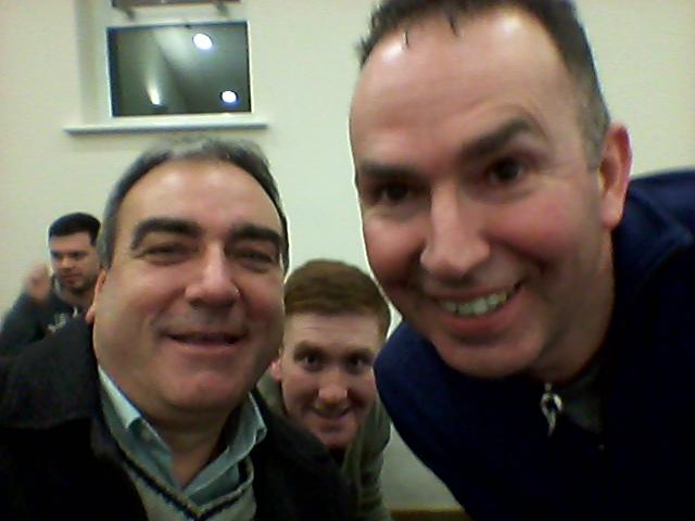 steviewelly's tweet photo. His head is bigger than mine @RichDHorton @jacobwelly http://t.co/wSimvHEbMv